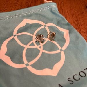 Vintage Kendra Scott Dira logo stud earrings
